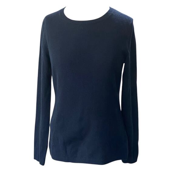 Lands' End Women's Navy blue Crew Neck Sweater size XS Extra Small - Picture 2 of 10
